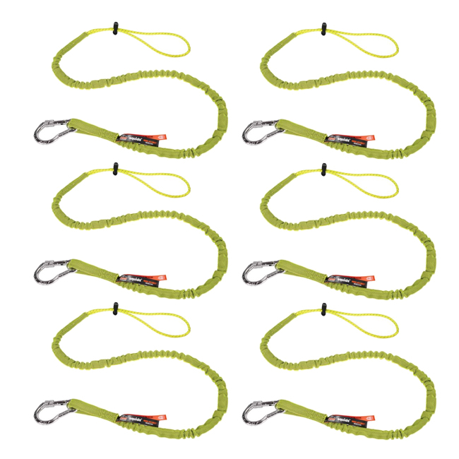 Ergodyne Squids 3100EXT Extended Single Carabiner 10 lb Tool Lanyard (6 Pack) from Columbia Safety